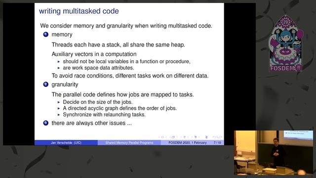 Writing Shared Memory Parallel Programs in Ada Multitasked Newton's Method for Power Series FOSDEM2 смотреть онлайн