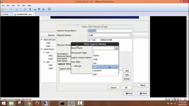 How to install CentOS 6.7 with RAID1 and LVM смотреть онлайн