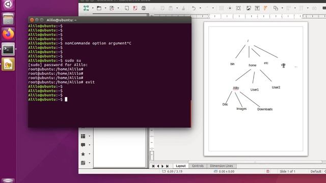 Linux - 2 - Invite de cmd et chemin d'accès смотреть онлайн