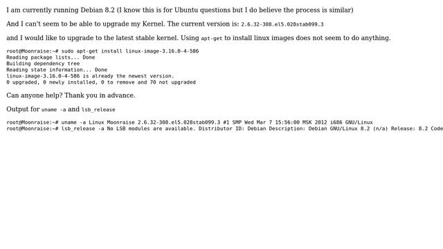 How to upgrade Kernel from 2.6 to latest? смотреть онлайн