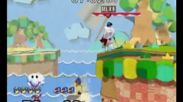 King Fedora (Marth) vs. Level 1 CPU (Falco) Exhibition 1/28/15 - SSBM смотреть онлайн
