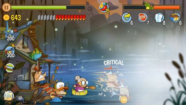 Swamp Attack - Episode 8. Level 7 Gameplay Android walkthrough смотреть онлайн