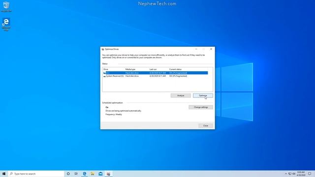 How To Use Disk Defragment Tool In Windows 10 смотреть онлайн