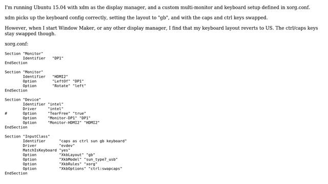 Ubuntu: xorg.conf keyboard layout lost when window manager starts (2 Solutions!!) смотреть онлайн