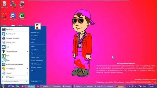 Windows Developer Preview Build 8102 in VMWare Player смотреть онлайн