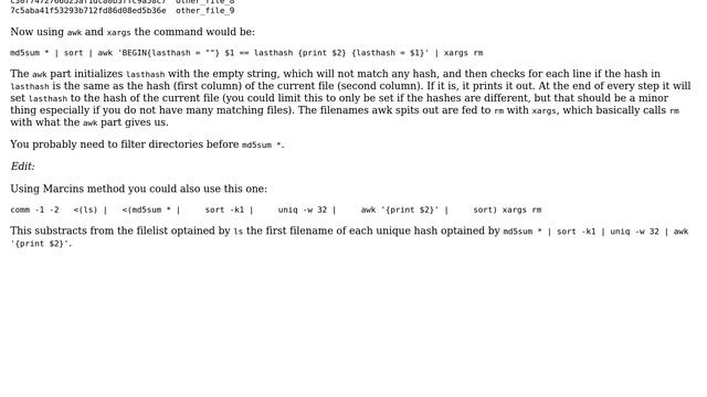 How to remove duplicate files using bash? (6 Solutions!!) смотреть онлайн