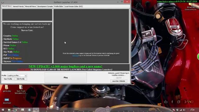 como baixar e intalar minecraft KN LUANCHER смотреть онлайн