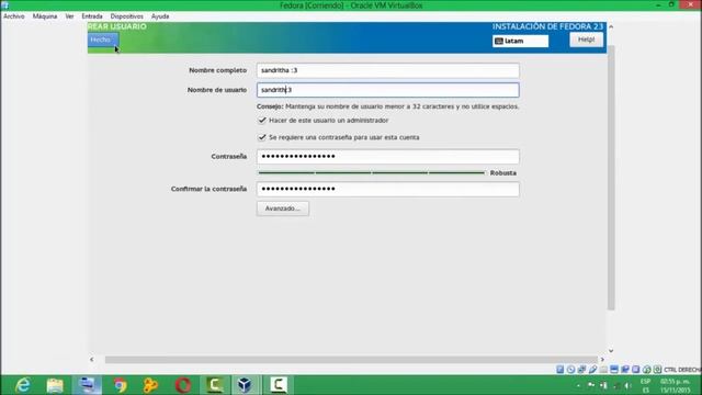 instalacion de fedora en virtual box :3 смотреть онлайн