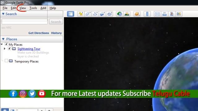 How To Search Old Google Maps || పాత గూగుల్ మ్యాప్ ల కోసం ఎలా వెతకాలి #GoogleEarthPro || TeluguCabl
