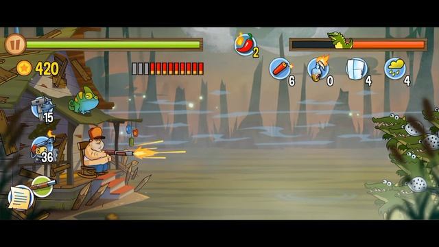 Swamp attack 2- game play mobile (iOS, android) part 5 смотреть онлайн