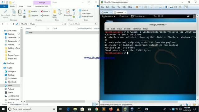 Reverse shell in Ethical Hacking смотреть онлайн