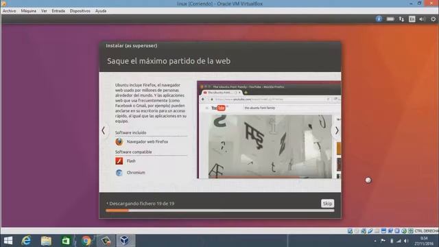 Instalación de Linux Ubuntu 16.04 en virtualBox смотреть онлайн