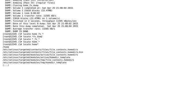 Unix & Linux: Can't find the location of DUMPed file system смотреть онлайн