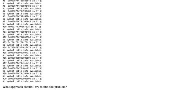 DevOps & SysAdmins: Un-readable core dump after segmentation fault смотреть онлайн
