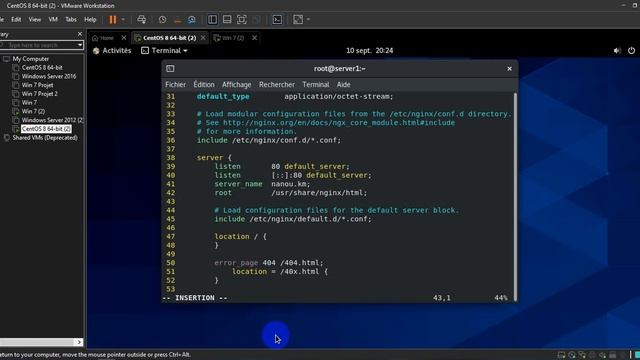 Installation et configuration de Nginx sur CentOS 8 смотреть онлайн