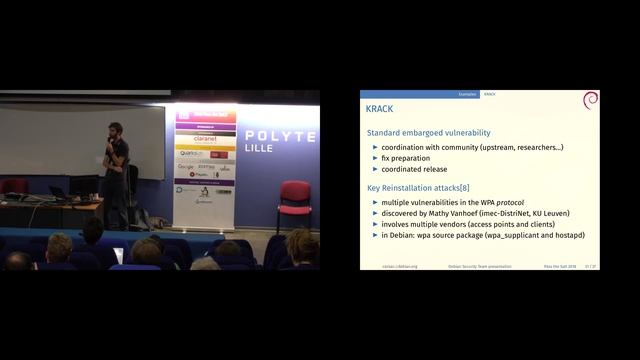 Debian security team behind the curtains смотреть онлайн