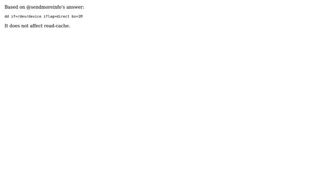 Unix & Linux: Force dd not to cache or not to read from cache (4 Solutions!!) смотреть онлайн