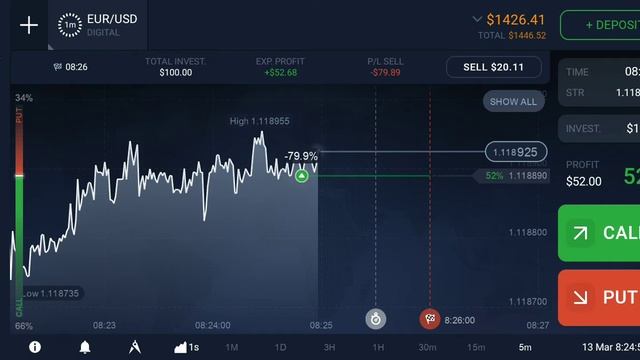 How I made $52 in 30 seconds_Live Options Trading 2020 and Easy withdrawal minimum $2 смотреть онлайн