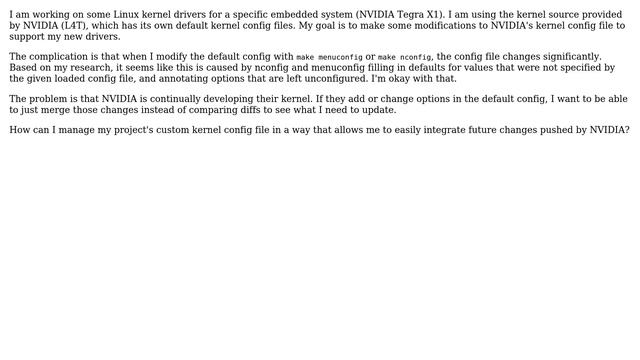 Software Engineering: Managing Linux Kernel Config Files in Revision control смотреть онлайн