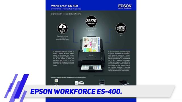 Best Document Scanners 2021 - Epson WorkForce ES-400 смотреть онлайн