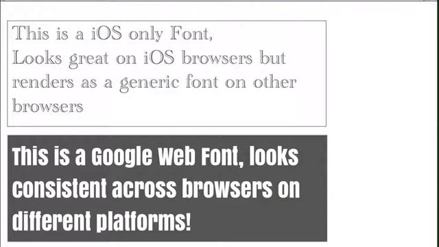 Regular fonts vs Google Web Fonts смотреть онлайн