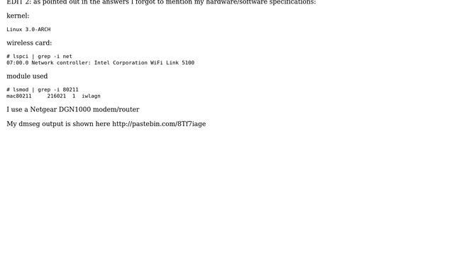 linux keeps disconnecting from wireless network смотреть онлайн