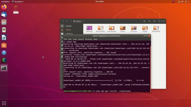 Cara install teamviewer menggunakan operating system LINUX смотреть онлайн