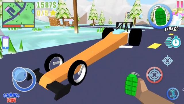 Dude Theft Wars: Open World Sandbox Update - DRAGSTER LOCATION | Android Gameplay HD смотреть онлайн