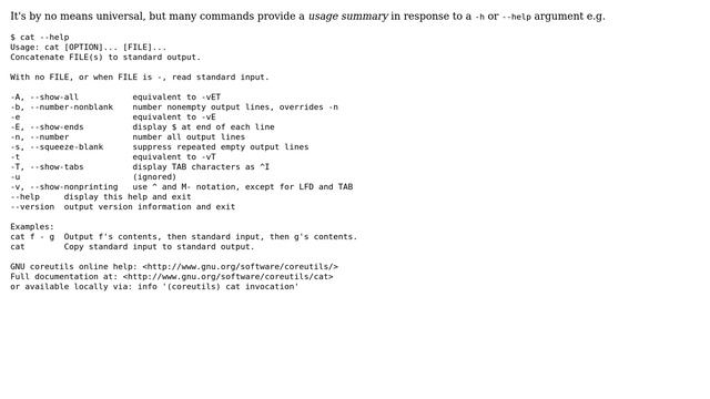 List all the optional arguments of a particular command in bash (2 Solutions!!) смотреть онлайн