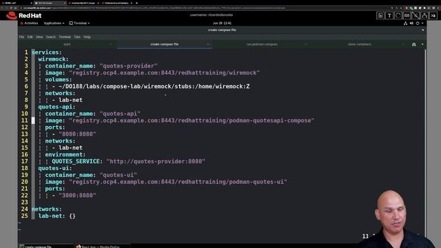 DO188 Red Hat OpenShift Development I: Lab: Multi-container Applications with Compose смотреть онлайн