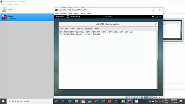 Debian (SSH) смотреть онлайн