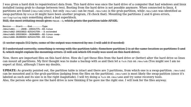 Weird partition table смотреть онлайн