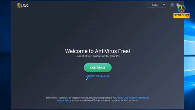 How to Download and Install AVG Antivirus Free 2019 for window 10..... смотреть онлайн