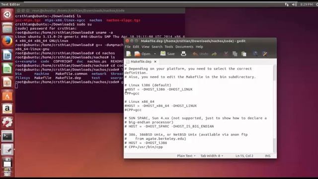 Instalacion NachOS GNU/LINUX (UBUNTU) смотреть онлайн