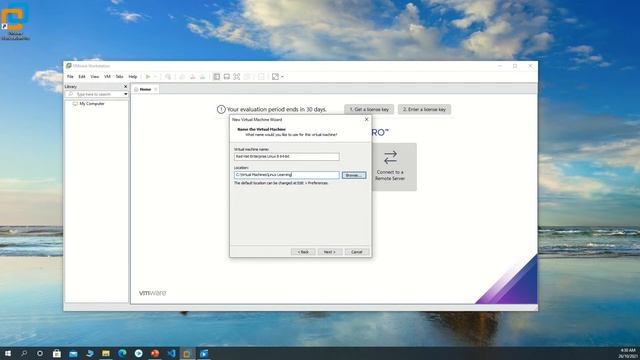 Vmware workstation Pro 16 Installation,Red Hat Enterprise 8 Linux Tutorial 4 смотреть онлайн