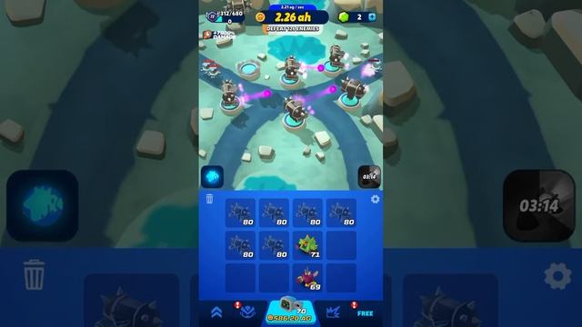 Merge Tower Bots (полностью прошел без доната) смотреть онлайн