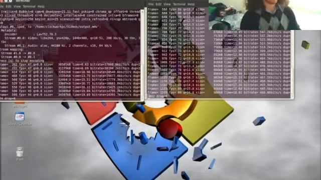 Demonstration of Chained Commands in Ubuntu Linux смотреть онлайн