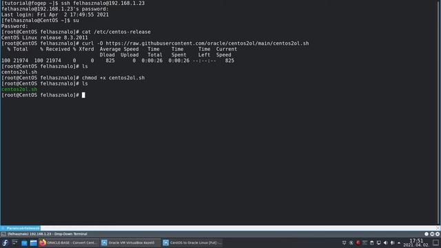 Migrálás CentOS-ről Oracle Linuxra смотреть онлайн