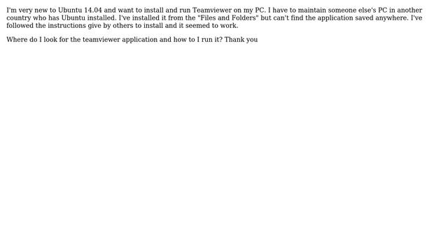Ubuntu: How to run teamviewer 11 on Ubuntu - install completed? смотреть онлайн