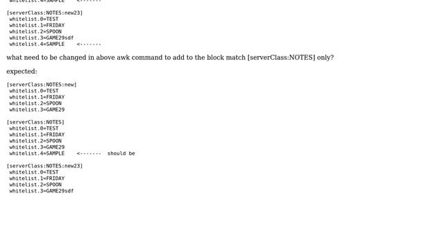 Unix & Linux: awk matching only 1 lines with same pattern смотреть онлайн