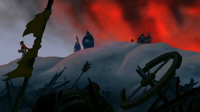 Mulan 1998 Film   The Burn Out Village