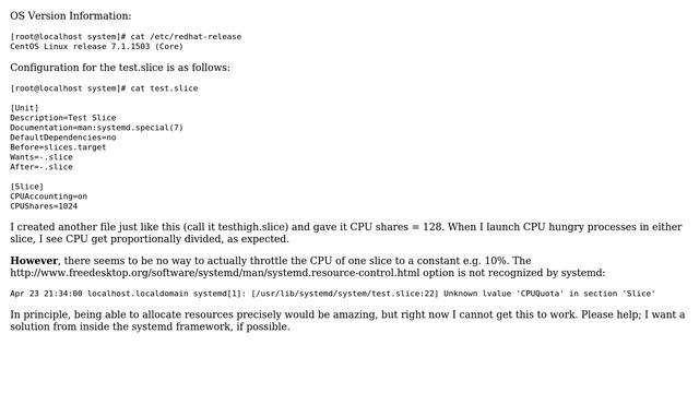 Centos 7 & Hard CPU Limits смотреть онлайн