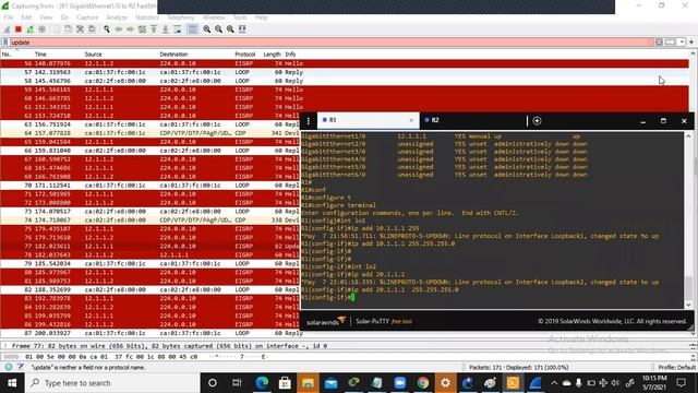 eigrp|| query message lab|| ccna смотреть онлайн