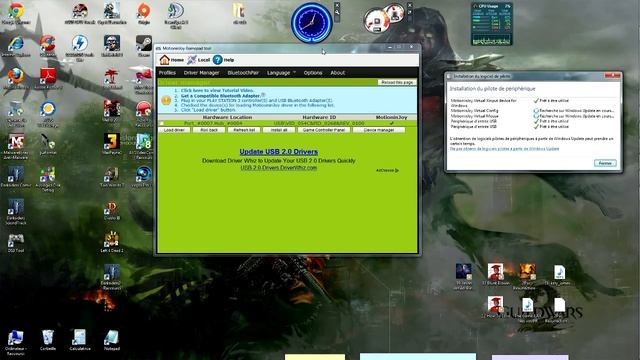 Tutoriel Ds3 Tool Comment Jouer Avec Une Manette de ps3 sur pc! смотреть онлайн