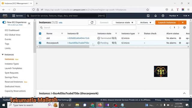 How to create instance in AWS/ ubuntu free tier account in aws смотреть онлайн