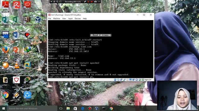 konfigurasi web server, setting dns ,peer to peer debian 5 смотреть онлайн