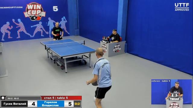 16:30 Гусев Виталий 3-2 Горелов Владислав стол 5 ЮГ-3 02.09.20 смотреть онлайн
