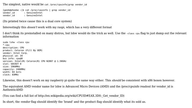 On GNU/Linux, How can I determine my CPU model name? (2 Solutions!!) смотреть онлайн