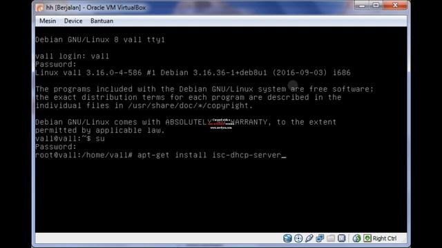 Cara menginstal DHCP Server di linux debian смотреть онлайн
