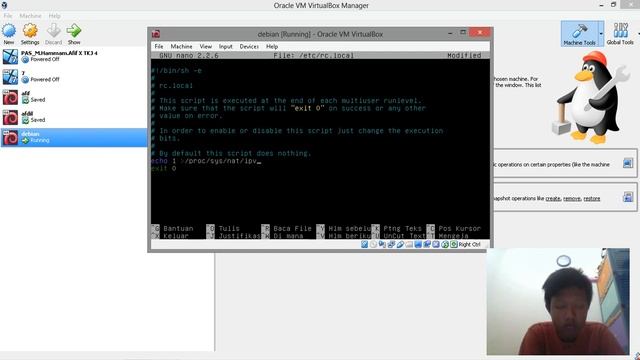 Instal dan Konfigurasi debian + ping ke windows!! смотреть онлайн